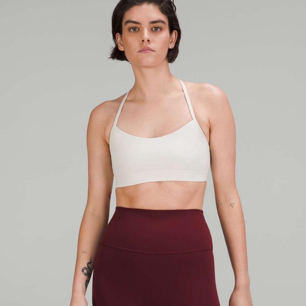 Flow Y Bra Nulu *Light Support, A-C Cups - sz 8 in BONE